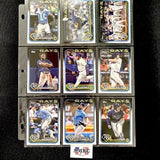 Load image into Gallery viewer, Rays 2024 Topps Series 1 Team Set - Lot Of 9